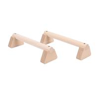 Naroote Beech Wood Push Up Bars, 2Pcs Versatile Exercise Equipment, Home Gym Push Up Stands with Anti Slip Hand Rubbers, Adjustable Width for Chest Shoulders Arms Core Workout (30cm)