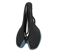 Naroote Bicycle Cushion, Ergonomic Design Comfortable Memory Foam Bike Seat, Universal Adapter Seat for Mountain, Road, Cruiser Bike Men & Women (911 black blue)