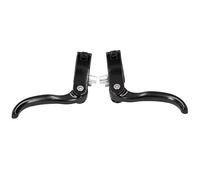Naroote Bike Brake Levers, Universal Black Aluminum Alloy Brake Handle Lever Bike Brake Handle with Movable Fixing Ring for for Bike Road Cycling (22.2MM)
