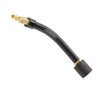 Naroote Binzel 15AK Welding Torch Brass Swan Neck for High Temperature and Long Service Life, 100%, Applicable for Welding Work