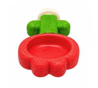 Naroote Bird Beak Grinding Stone for Small Parrots (Small Flower) | Durable material, Easy screw lock installation, Ideal for budgies, cockatiels, Provides foot health support