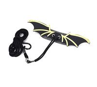 Naroote Black Elegant Adjustable Lizard Harness Rope for Outdoor Walking, Pulling Leash for Reptiles, 3 Sizes for Various Lizards and Reptiles