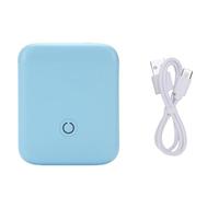 Naroote Bluetooth Thermal Label Printer, Stylish Portable Thermal Photo Printer with Built in Multiple Templates, App Controlling Inkless Label Making Machine for Home School Shop (Blue)