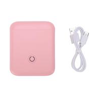 Naroote Bluetooth Thermal Label Printer, Stylish Portable Thermal Photo Printer with Built in Multiple Templates, App Controlling Inkless Label Making Machine for Home School Shop (Pink)