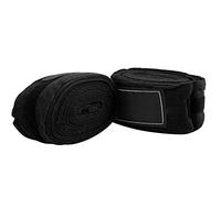 Naroote Boxing Hand Wraps, Hand Wraps 2PCS 196.9x2.0in Cotton Lengthened Boxing Handwraps Bandages Hand Wraps Muay Thai Breathable for Boxing, Training, Workout (Black)