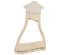 Naroote Bridge Tailpiece Golden for Archtop Jazz Guitars Durable Metal Replacement Accessory 1 Unit