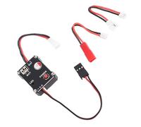 Naroote Brushed ESC, 15A Electronic Speed Controller, RC Car Speed Controller with Auto Power Off & Plug Play, Ideal for SCX24 1/18 1/24 RC Car