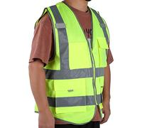 Naroote Building Safety Vest with High Visibility Movement Vest, Mesh Safety for Motor Drivers (XL)