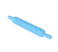 Naroote Cake Embossing Rolling Pin, Food Grade Plastic Pastry Decorating Tool, Exquisite Patterns Rolling Pin for Cake, Chocolate, Biscuit & Dessert Super Light Clay (No. 15 Rose)