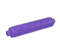 Naroote Cake Embossing Rolling Pin, Food Grade Plastic Pastry Decorating Tool, Exquisite Patterns Rolling Pin for Cake, Chocolate, Biscuit & Dessert Super Light Clay (No. 13 Purple Short Handle)