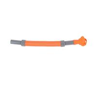 Naroote Camping Bucket Filling Hose, Camping Bucket Water Inlet Tube Comfortably 3.3 Feet with Funnel for Hiking (Orange)