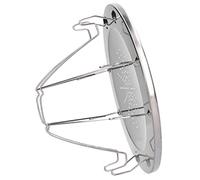 Naroote Camping Toaster, Single Slice Toaster Stainless Steel Foldable Camping with Holes Oven for BBQ Party Outdoor Picnic