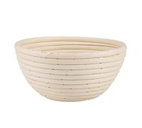 Naroote Cane Round Bread Dough Rising Rattan Basket for Homemade Artisan Baking, 7.09x3.54in, Bread Bakers & Chefs (18 * 9cm)