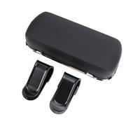 Naroote Car Sunglasses Holder Protective Space Saving Automotive Glasses Storage Box/Cover for Sun Visor, Universal Size Compatibility for Safe Storage, Easy Open for on The Road, Soft Inner Lining