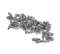Naroote Car Tire Studs Hole Free Anti Slip Snow Spike for Auto Truck Racing Off Road Vehicle, 50 Pcs Aluminum Silver