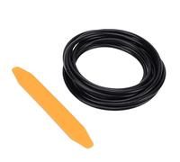 Naroote Car Window Weather Stripping Trim, Rubber Sunroof Seal Strip, Wind Noise Reduction Auto Seal Kit with Design, Ideal for 3 All Years Models