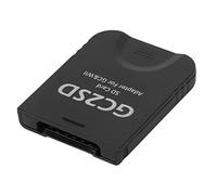 Naroote Card Reader For Camera Memory Card, Computer Memory Card Readers Card Reader GC2SD Card Reader Micro Storage Card Adapter For Wii Micro Storage (Black)