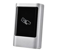 Naroote Card Reader for Outdoor Access Control System, IP65 Metal Case, 125Khz 13.56Mhz Wiegand Smart Card Reader for Exit Button and Doorbell Input (ID)