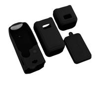 Naroote Case for Sports Camera, Protective Cover of The Camera Easy Cleaning of The Dust for Dust Holes for Perforated Cord Praise Precise Silicone Prevent The Digital Fingerprint for (Black)