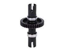 Naroote Center Differential Locker Gear Diff Spool, Enhanced Control 35T Easy To Install Center Differential Spool Locker for Remote Control Vehicle (Black)