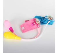 Naroote Children Blood Pressure Playset Toy, Simulation Stethoscope Toy Vivid Enhance Relationship Educational Keep Proactive Attitude for Baby for Learning (Pink)
