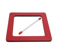 Naroote Children's Red Hand Drum Lovely Shape Compressed Board Resin Skin Toy Drum for Enlightenment Kids (Special-shaped (square ))