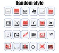 Naroote Christmas Countdown Calendar Puzzles Toy for Kids Boys and Girls, Time-Killing Brain Games Party Games,Material: Plastic + Metal,Color As Shown, Applicable scene: Children's