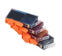 Naroote Clear Printing Ink for Photosmart C6380 B110a Printer Accessories 5% Coverage Deskjet 3520 Long Term Use for Photosmart Plus Middle Eastern and Russia (BK C M Y 4 Colors)