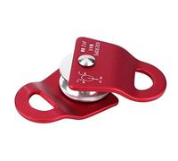 Naroote Climbing Pulley, Small Pulley Aviation Aluminum with High Strength for Rock Climbing Mountaineering (Red)