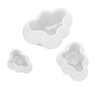 Naroote Clouds Silicone Molds Flexible Easy to Clean Multi Purpose for Ice Cubes Clay Ornaments Fondant Medium Size