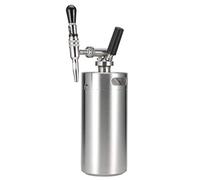 Naroote Coffee Maker Stainless Steel Keg Perfect for Home Brewing Cold Brew Coffee for Camping Hiking Party 1 Unit (3.6L)