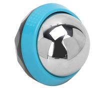 Naroote Cold Massage Roller Ball for Pain Relief, Durable Stainless Steel Massage Tool for Muscle Tension Relief, Perfect for Shoulders and Cervical Spine, Blue Black