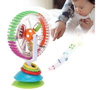 Naroote Colorful Handheld Infant Toy, Rotating Baby Chair Stroller Educational Toy for Intellectual Development, Kid Rattle for Babies, Suitable for Travel, Non- Plastic Material (New Rotating