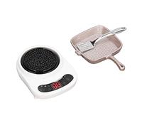 Naroote Come on Doll Miniature Pots, 1:12 Spatula Scale Simulation Covered with Dolls for Set for the Decoration of the Dollhouse for Children (White)