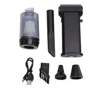 Naroote Compressed Air Duster, High Speed Brushless Motor 52m/s Stepless Wind Speed with LED Display and Light, for Computer Keyboard Car Cleaning Electronic Products