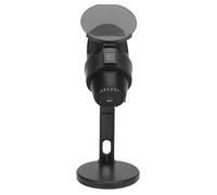 Naroote Condenser Microphone, USB Interface Condenser Microphone Compatible with the Visually Appealing Wide System for Research Recording (Black)