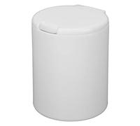 Naroote Cotton Pad Container Round Press Design Easy Storage for Travel Portable for Makeup Remover Cotton ABS