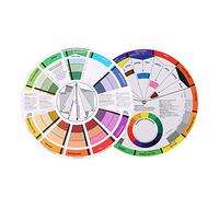 Naroote Creative Colour Wheel, Paint Mixing Learning Tool, Art Class Teaching Tool, Suitable for Painting Quilting Interior Design & Creative Craft Projects
