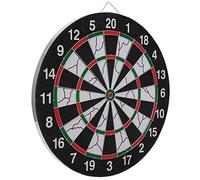 Naroote Dart Board Set 18in Durable Metal Target | Sturdy design, wall-mounted, outdoor activity, enhanced accuracy