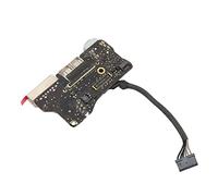 Naroote DC IN Jack IO Board Replacement Durable USB Sound Card for OS Laptop A1466 MD761 2013 to 2015 PCB Material 1 Piece