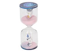 Naroote Desk Timer, Hourglass Space Man Educational Hourglass Decorative Sand Hourglass Clock Sand Timer for Office Desk Book Shelf Curio Cabinet Birthday Kids Games Classroom Dec (Pink