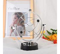 Naroote Desk Toys & Office Gadgets, Electronic Perpetual Motion Desk Toy Science Physics Gadget Art Asteroid Magnetic Swing Orbital Craft for Decorations