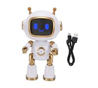 Naroote Desktop AI Robot with Voice Chat and 37-Language Support | Voice Recognition Expression Screen, Knowledge Base Q&A, Daily Inspiration, Rechargeable, for Learning, Office, and Home