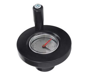 Naroote Dial Handwheel Position Indicator, Compat Ible w/Machinery, 12 X 100mm | Position Indicator, Easy Read Scale, Aluminum & Plastic, Heavy Duty Crank Handle for Industrial Use,
