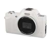 Naroote Digital Camera, Facial Security, 2.88 Inches LCD Screen, 4K 58MP HD Retro Digital Camera for Landscape Photography (White)