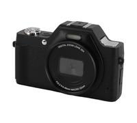 Naroote Digital Camera, Facial Security, 2.88 Inches LCD Screen, 4K 58MP HD Retro Digital Camera for Landscape Photography (Black)