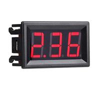 Naroote Digital DC Current Display Panel 0-10A Ammeter with High Stability for Easy Installation, Portable for DIY Enthusiasts and Hobbyists - Red Yellow Green Blue - Mini Size (Font backlight red)