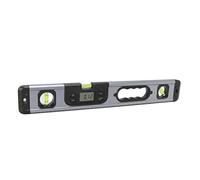 Naroote Digital Level Aluminum Alloy Compact Electronic Level Tool for Wood Processing and Construction 48 X 7 X 2.1cm (Black)