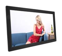 Naroote Digital Photo Frame, 1920 X 1080 Motion Sensor, 23.6 Inch Video Player, Support for the Digital Photo Frame, MMC Card, IPS Screen 16: 9, 100-240 V for (UK Plug)