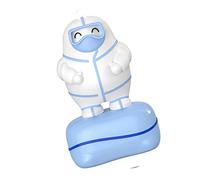 Naroote Digital Teaching Stamp, Math Teaching Stamp Portable Fast Printing Adjustable for Education (White)